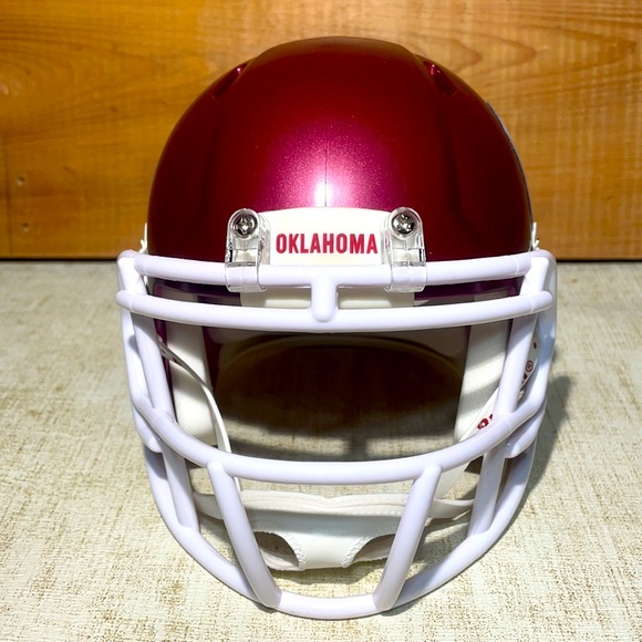 Oklahoma University Riddell Mini Helmet! - Picture 2 of 12